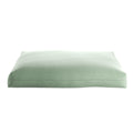 Velvet Zabuton Meditation Cushion in Eucalyptus
