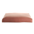Pink Grapefruit Velvet Meditation Zabuton Cushion