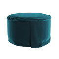 Velvet Hi-Zafu Meditation Cushion in Blue Oasis