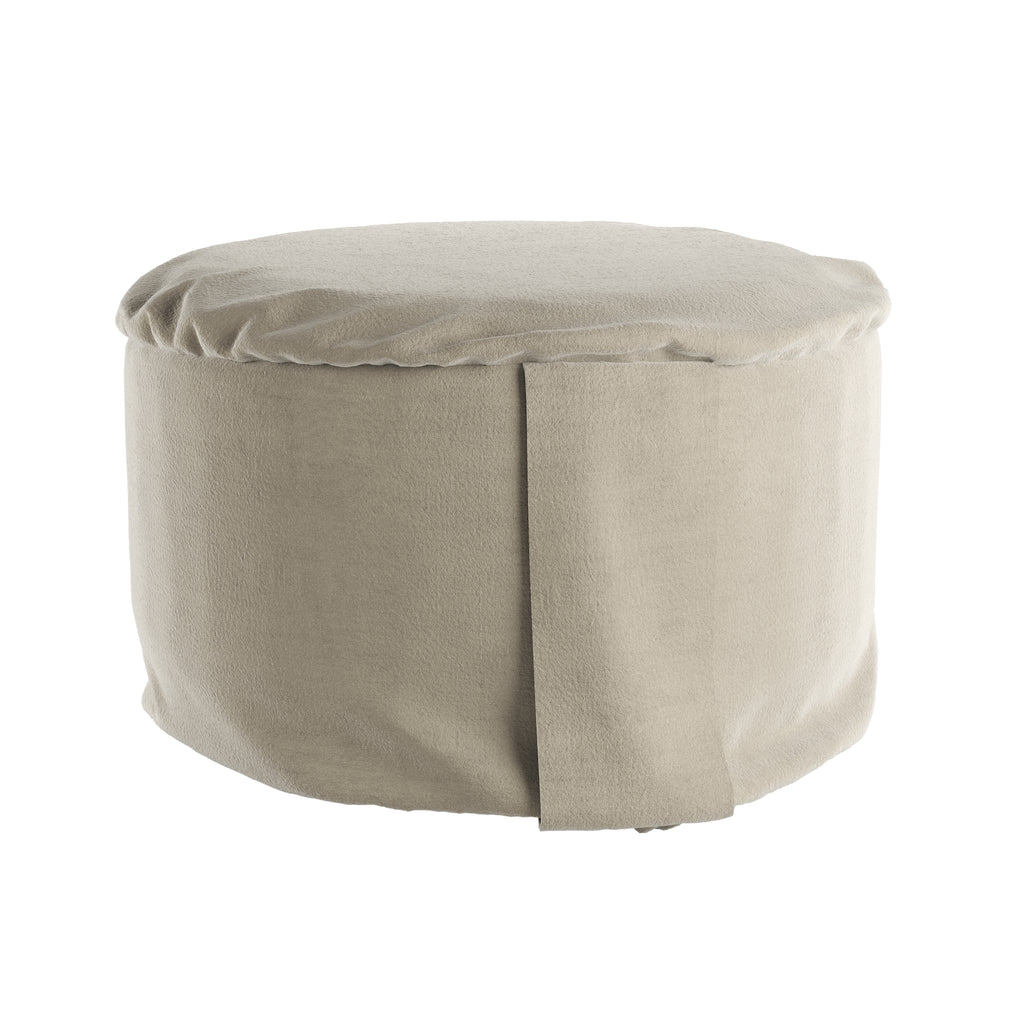 Driftwood Velvet Hi-Zafu Meditation Cushion