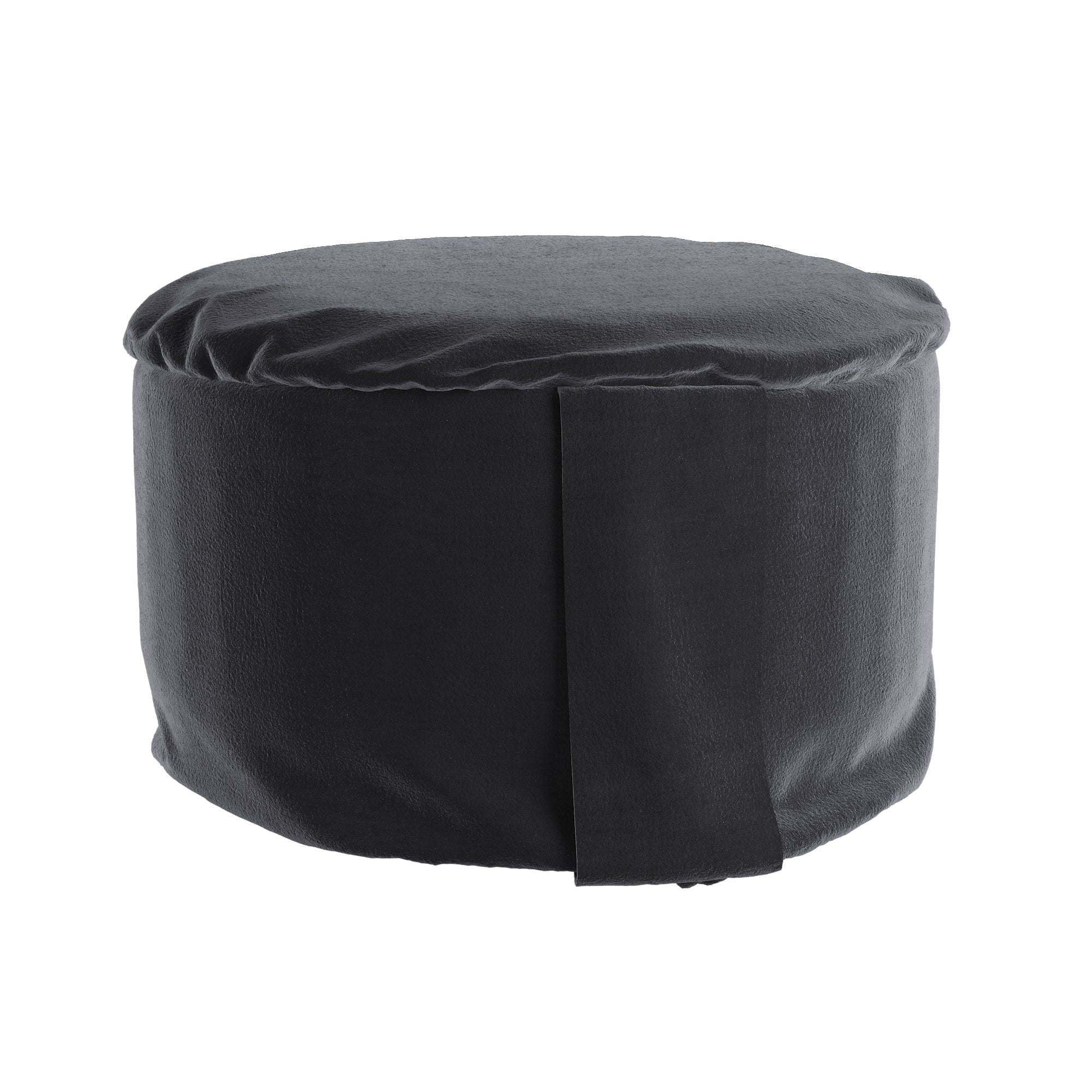 Graphite Velvet Hi-Zafu Meditation Cushion