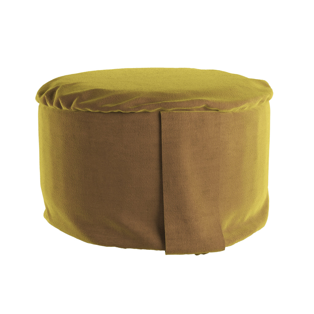 Honey Velvet Hi-Zafu Meditation Cushion