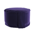 Velvet Hi-Zafu Meditation Cushion in Royal Violet