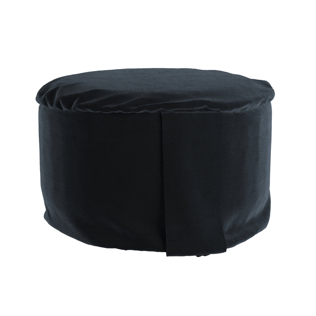 Thunder Cloud Velvet Hi-Zafu Meditation Cushion