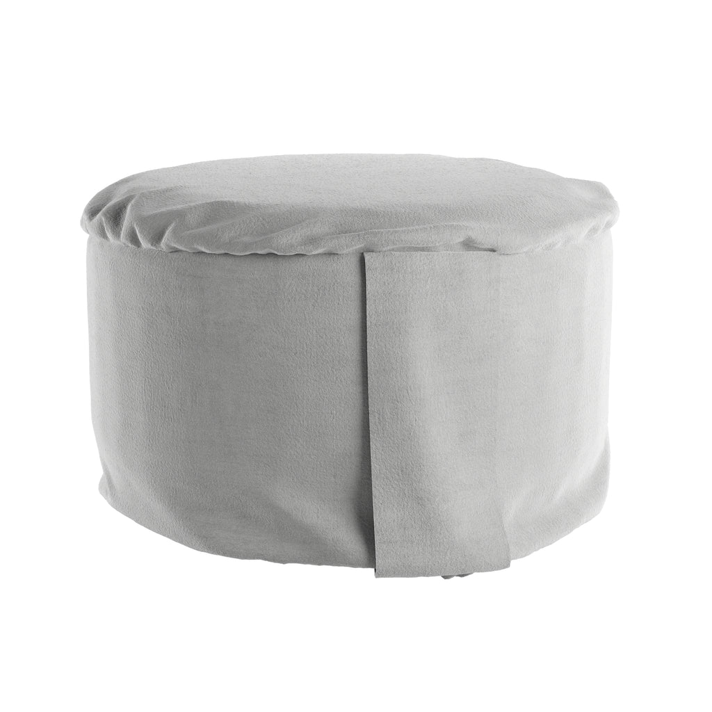 Zinc Velvet Hi-Zafu Meditation Cushion