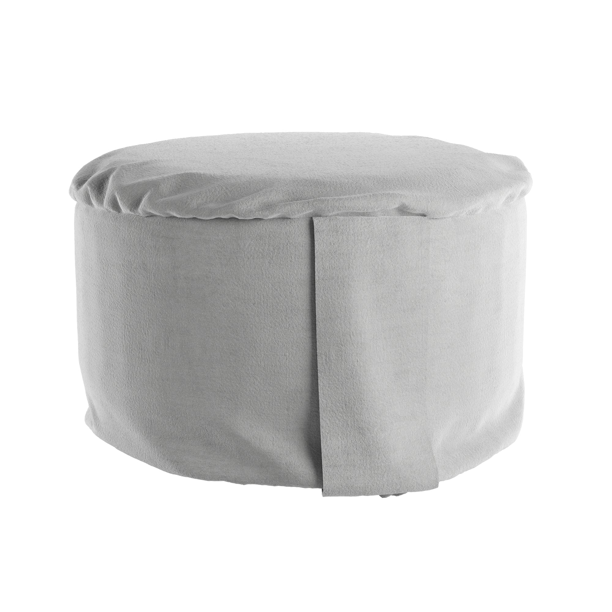 Zinc Velvet Hi-Zafu Meditation Cushion