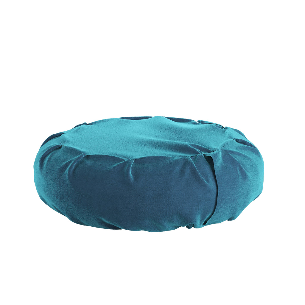 Blue Lagoon Velvet Zafu