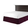 Burgundy Velvet Bedskirt