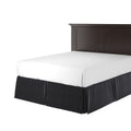Graphite Velvet Bedskirt