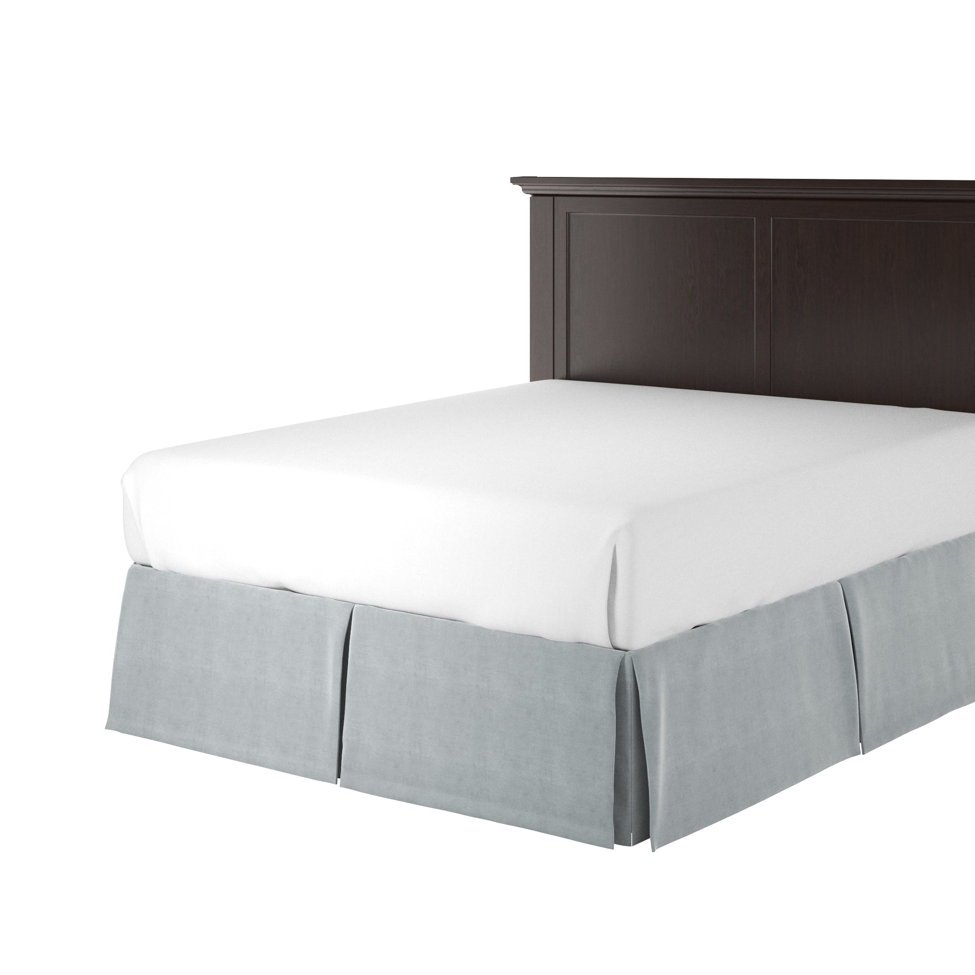 Mineral Velvet Bedskirt