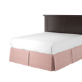 Rosewater Velvet Bedskirt