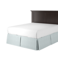 Silver Cloud Velvet Bedskirt
