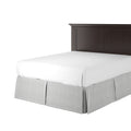 Zinc Velvet Bedskirt