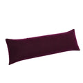 Burgundy Velvet Lumbar Pillow