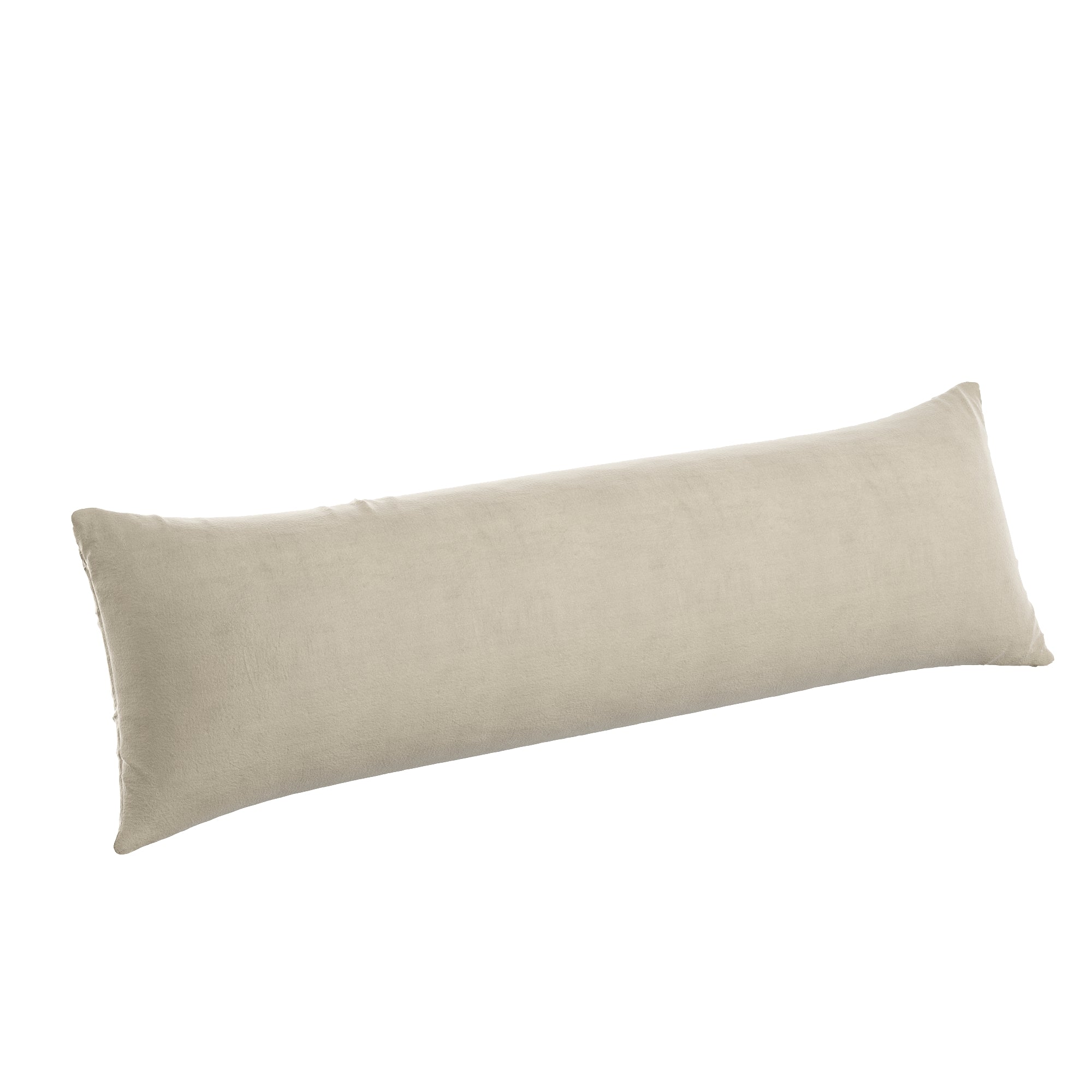 Velvet Lumbar Pillow in Driftwood