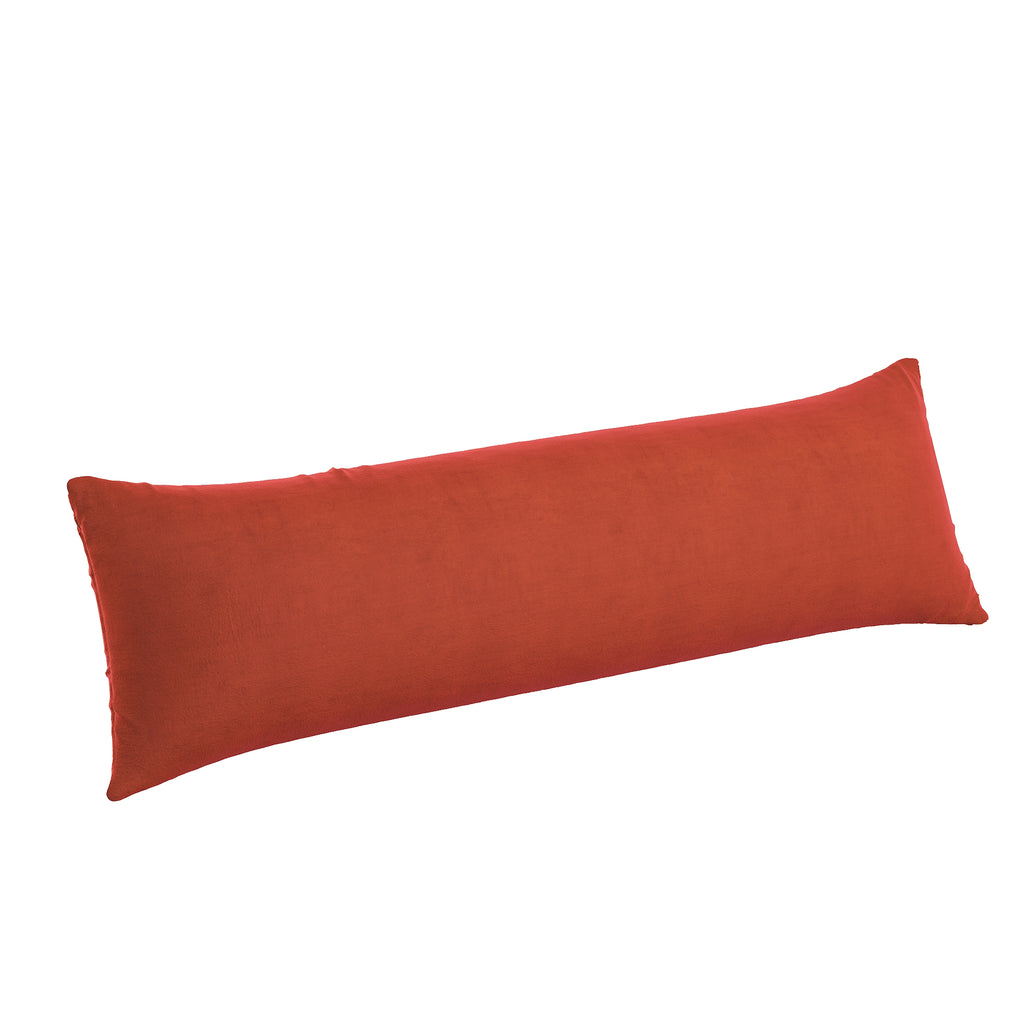 Velvet Lumbar Pillow in Marmalade