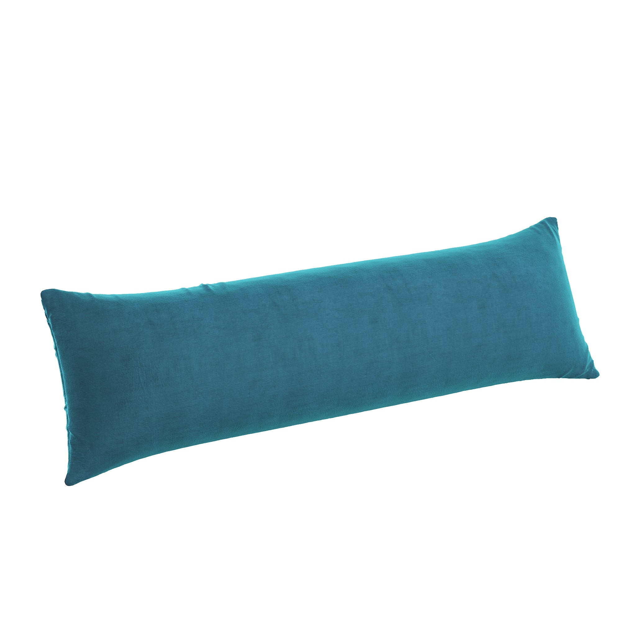 Velvet Lumbar Pillow in Prussian