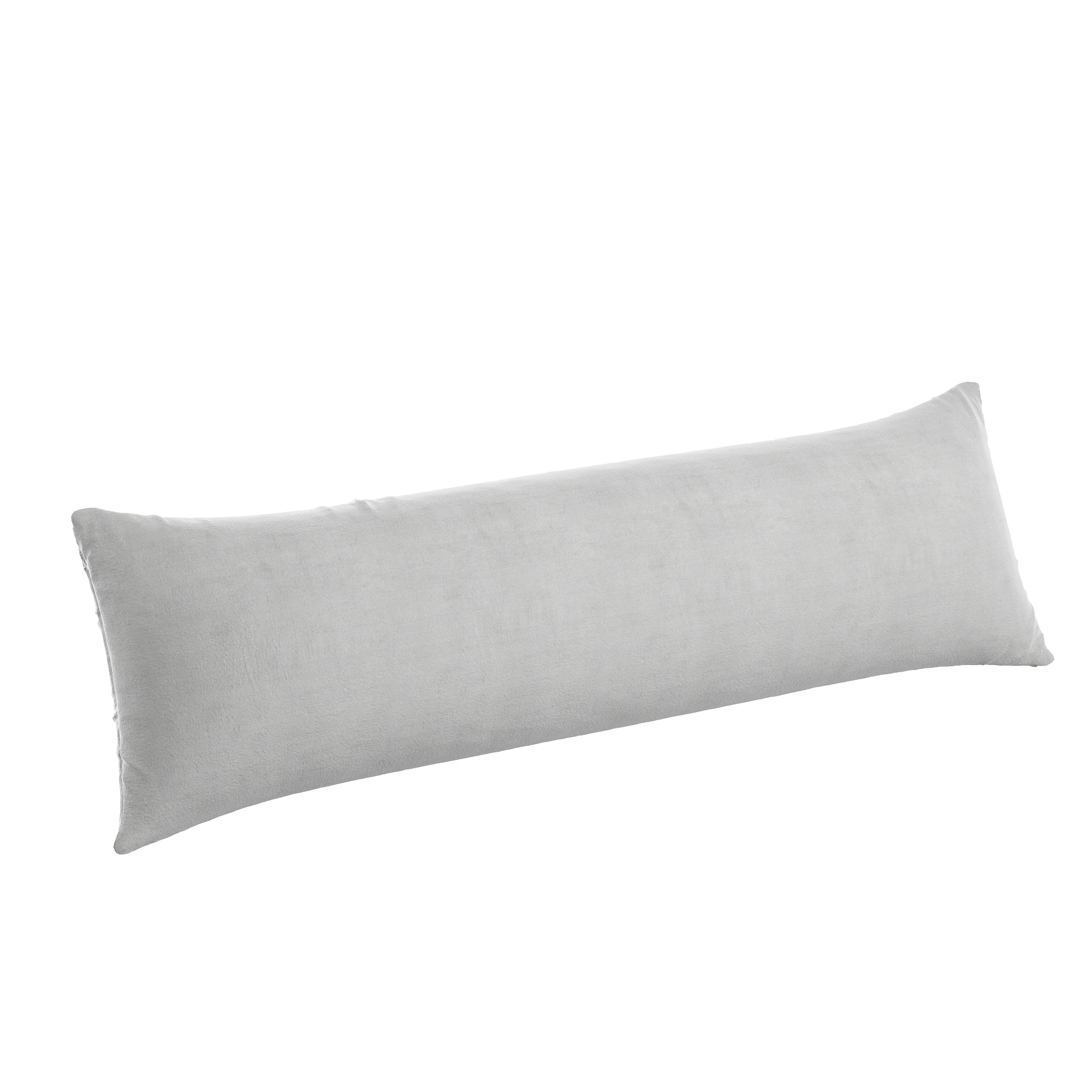 Velvet Lumbar Pillow in Zinc