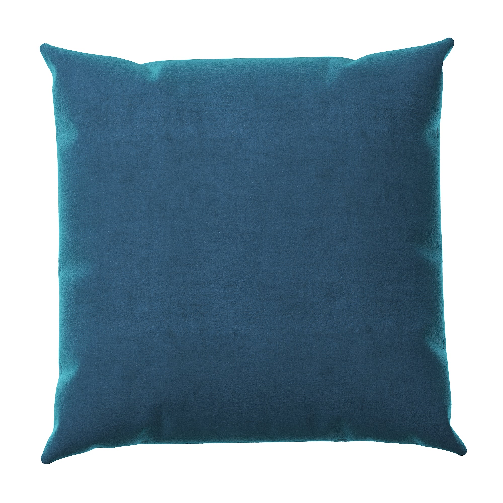 Blue Lagoon Velvet Throw Pillow