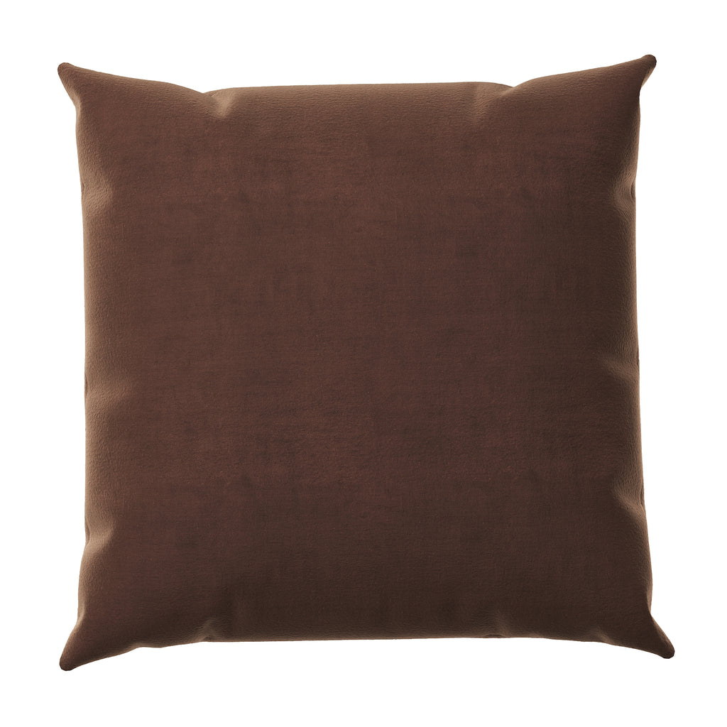 Praline Velvet Throw Pillow