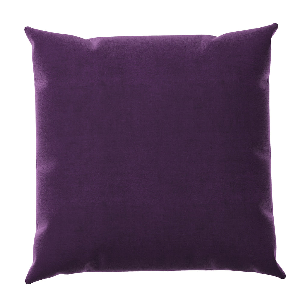 Velvet Throw Pillow in Sweet Berry