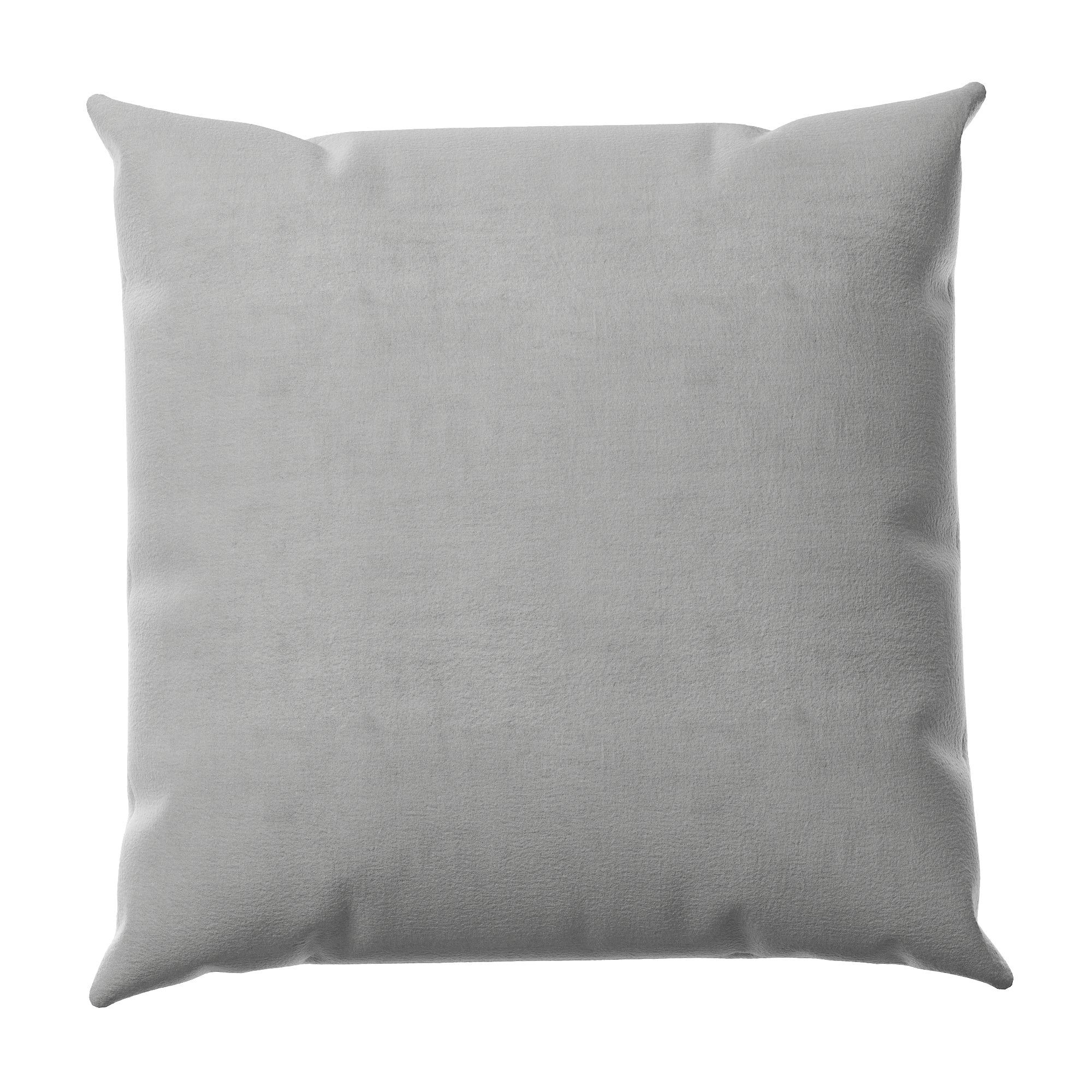 Zinc Velvet Throw Pillow