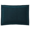 Velvet Pillow Sham in Blue Oasis