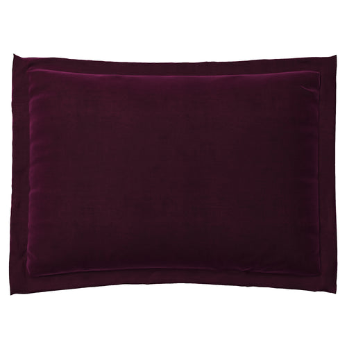 Burgundy Velvet Pillow Sham