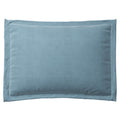 Light Denim Velvet Pillow Sham
