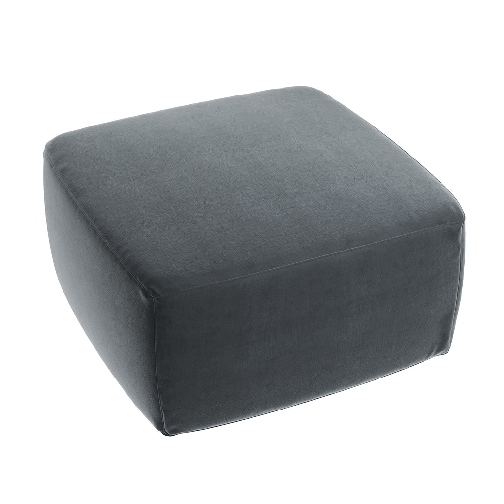 Cyclone Velvet Pouf