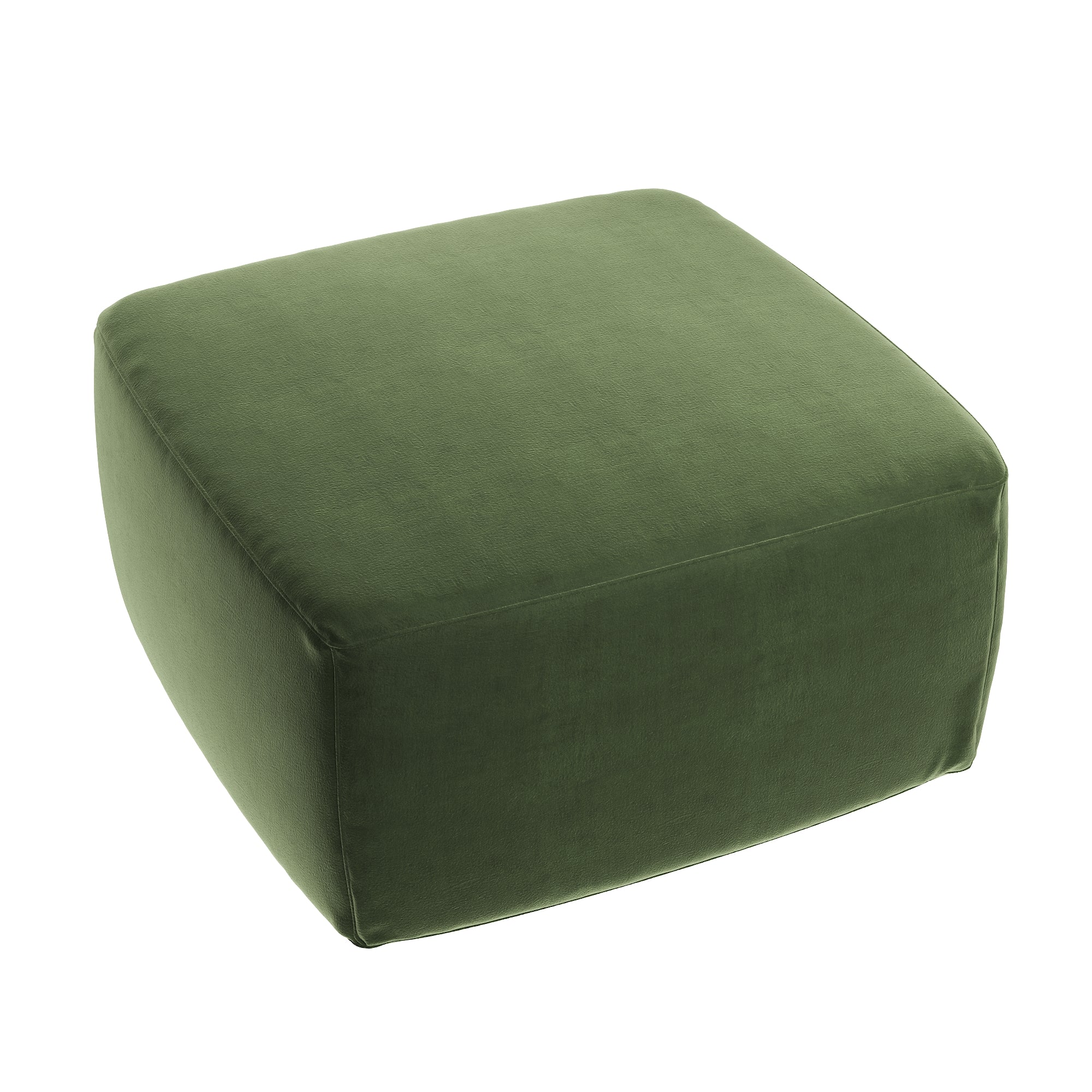 Velvet Pouf