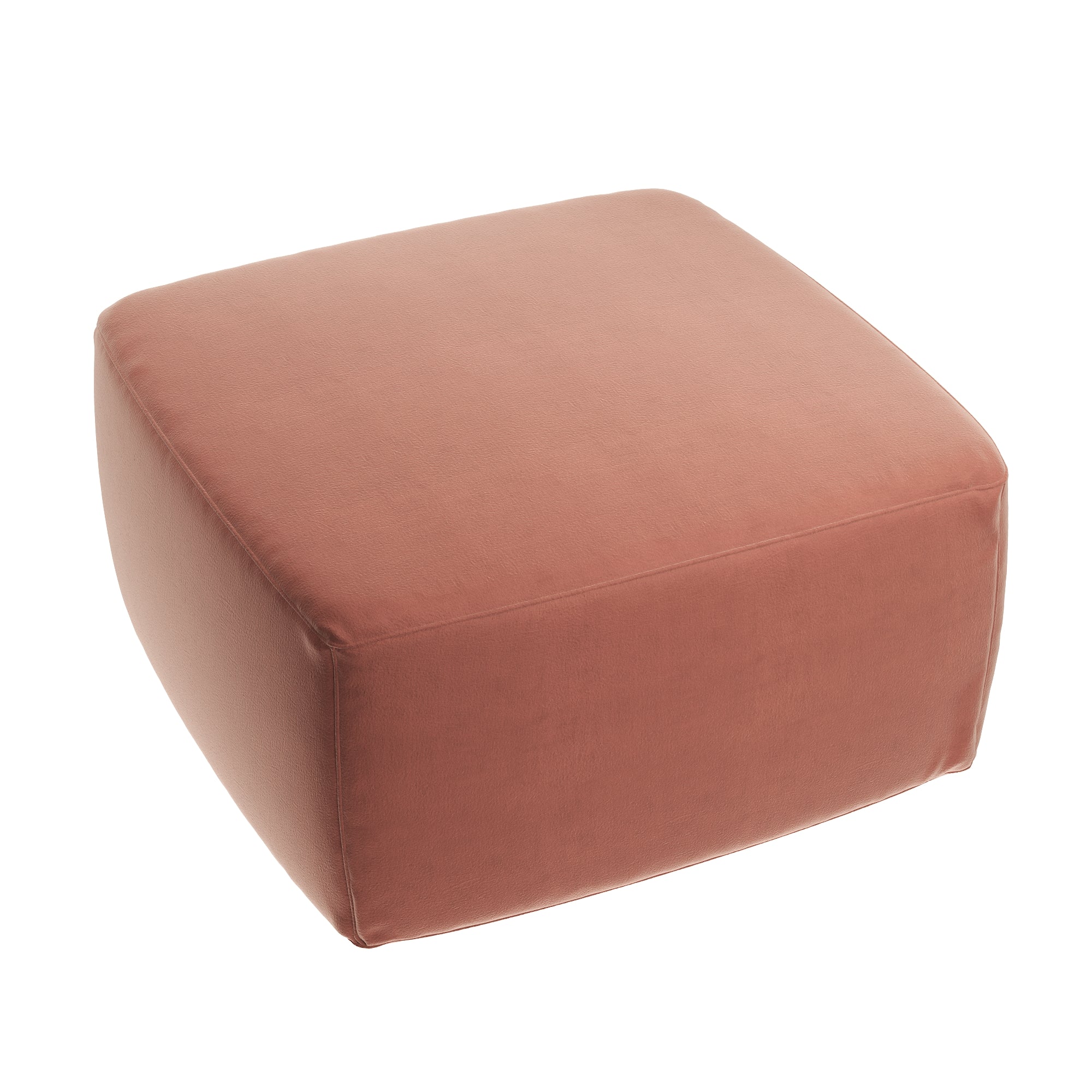 Velvet Pouf