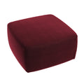 Red Velvet Pouf