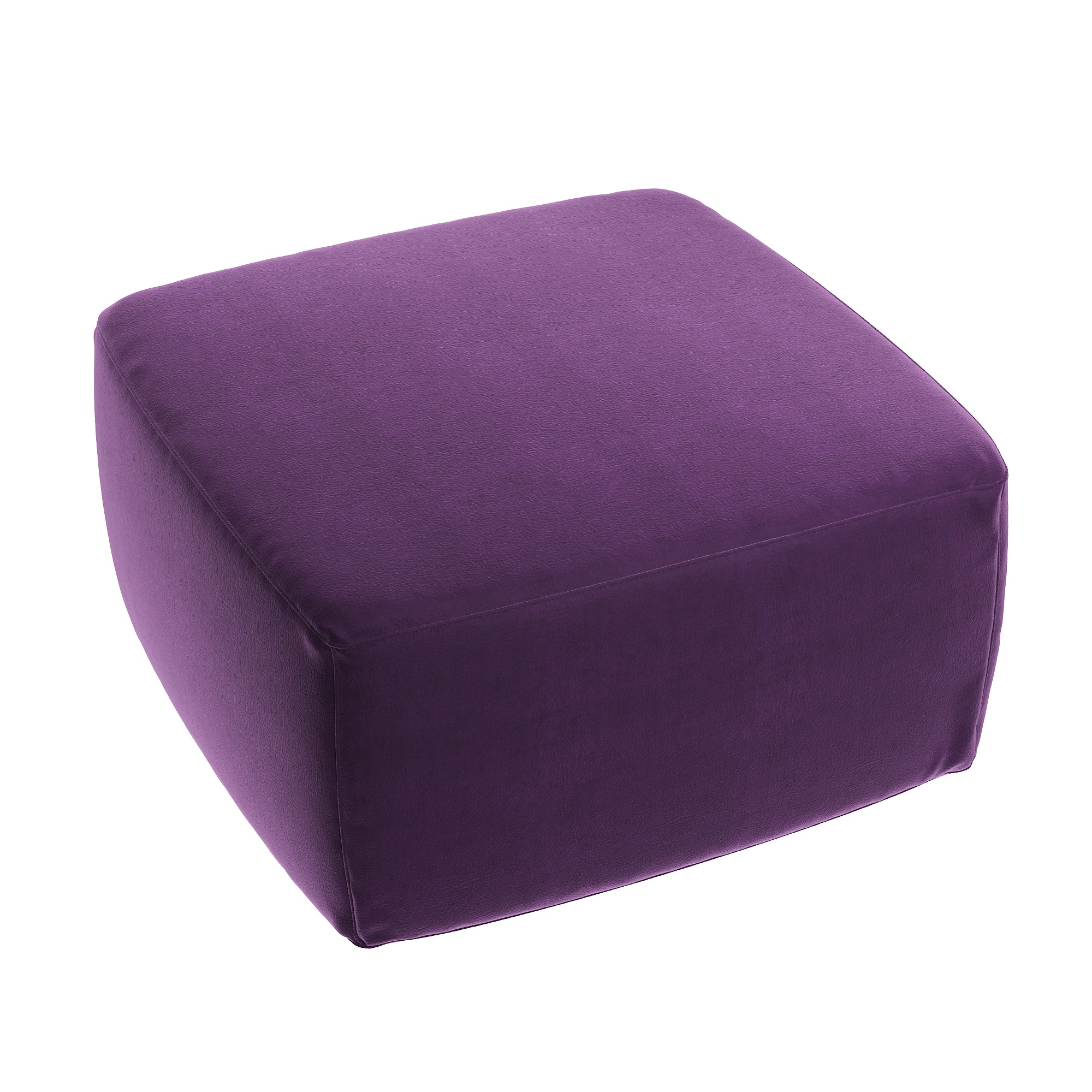 Velvet Pouf