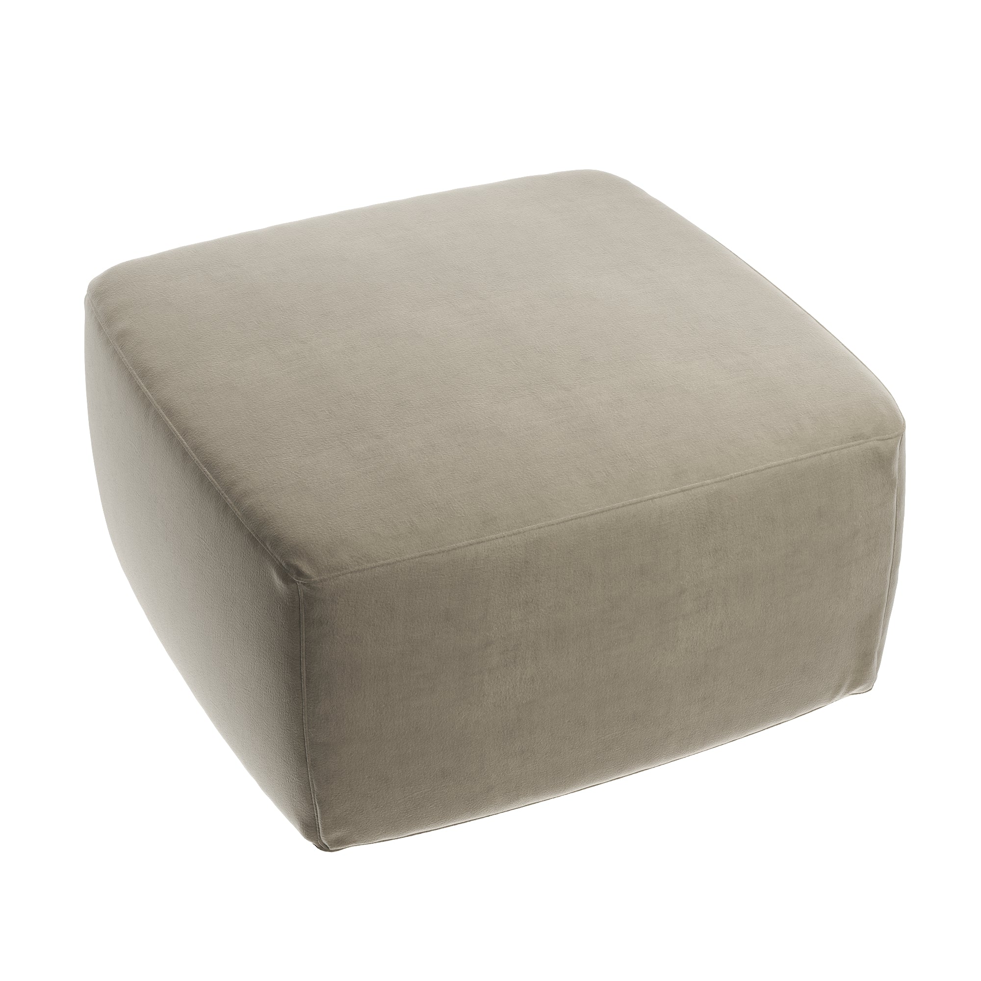 Velvet Pouf