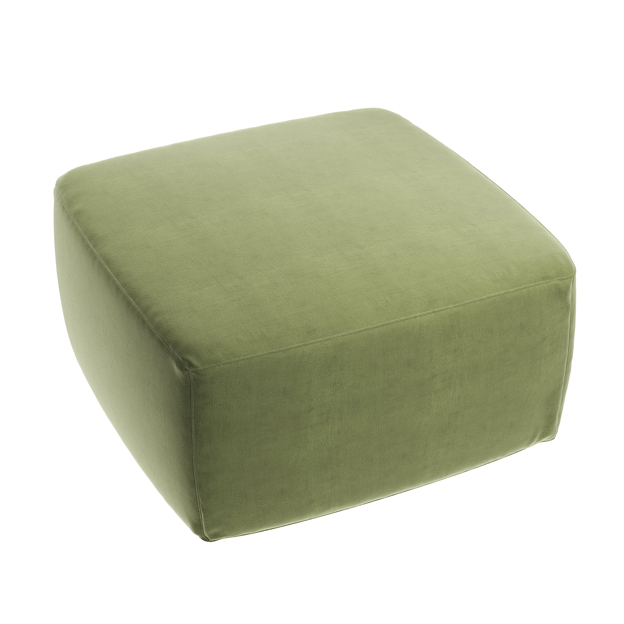 Velvet Pouf