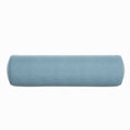 Light Denim Velvet Bolster Pillow