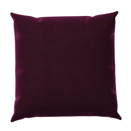 Burgundy Velvet Throw Pillow