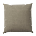 Taupe Velvet Throw Pillow
