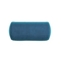 Blue Lagoon Velvet Neck Roll Pillow
