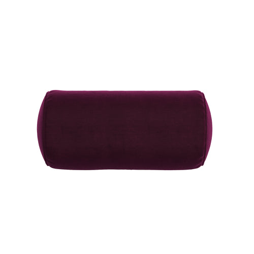 Burgundy Velvet Neck Roll