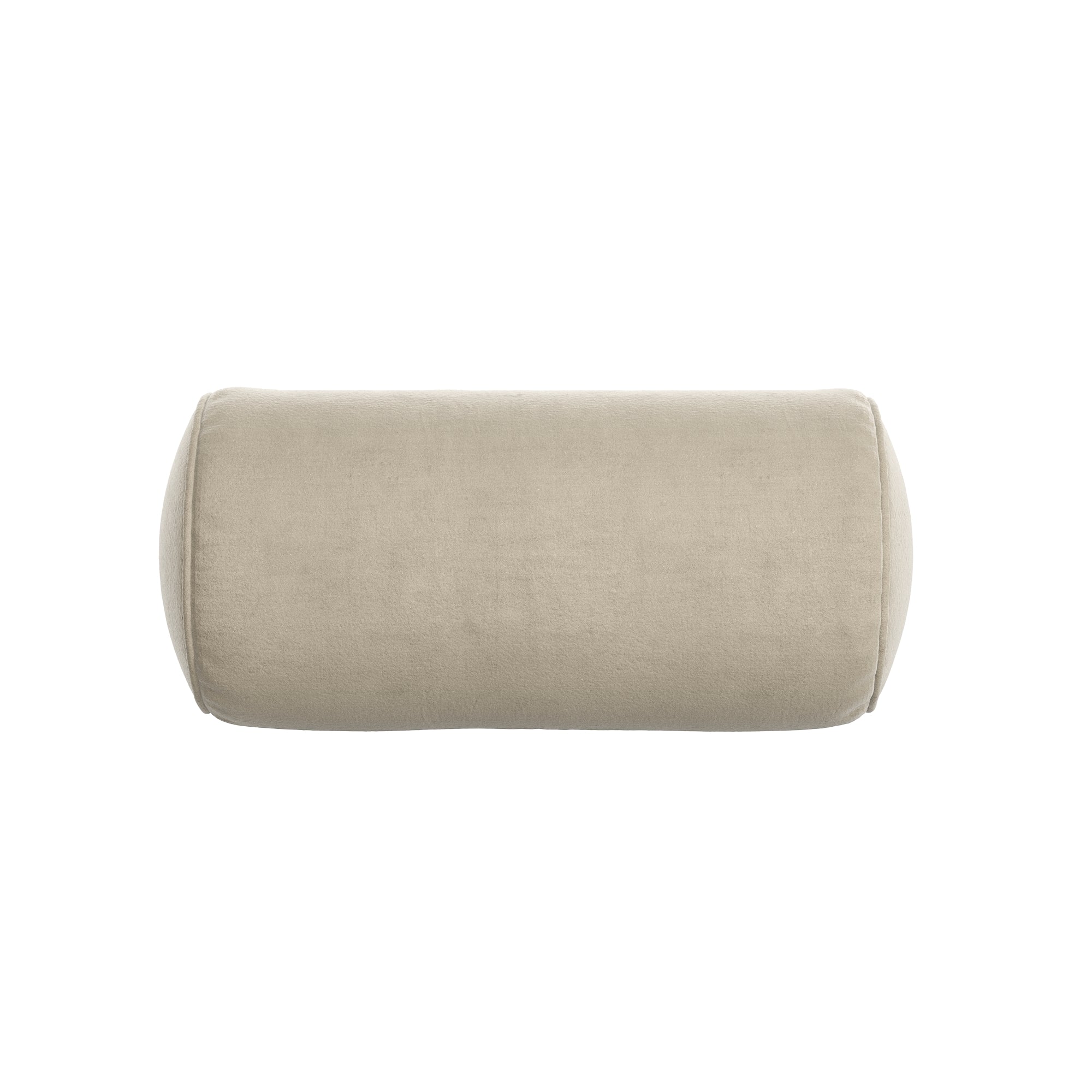 Driftwood Velvet Neck Roll Pillow