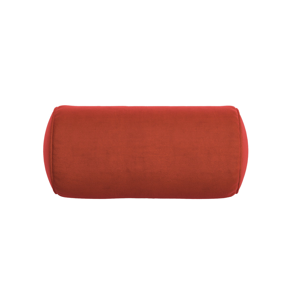 Marmalade Velvet Neck Roll Pillow