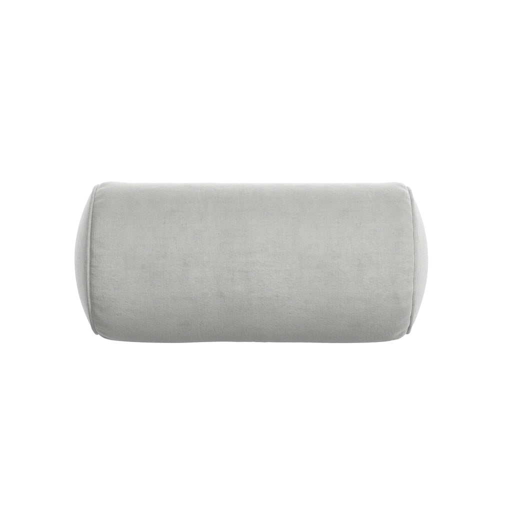Zinc Velvet Neck Roll Pillow