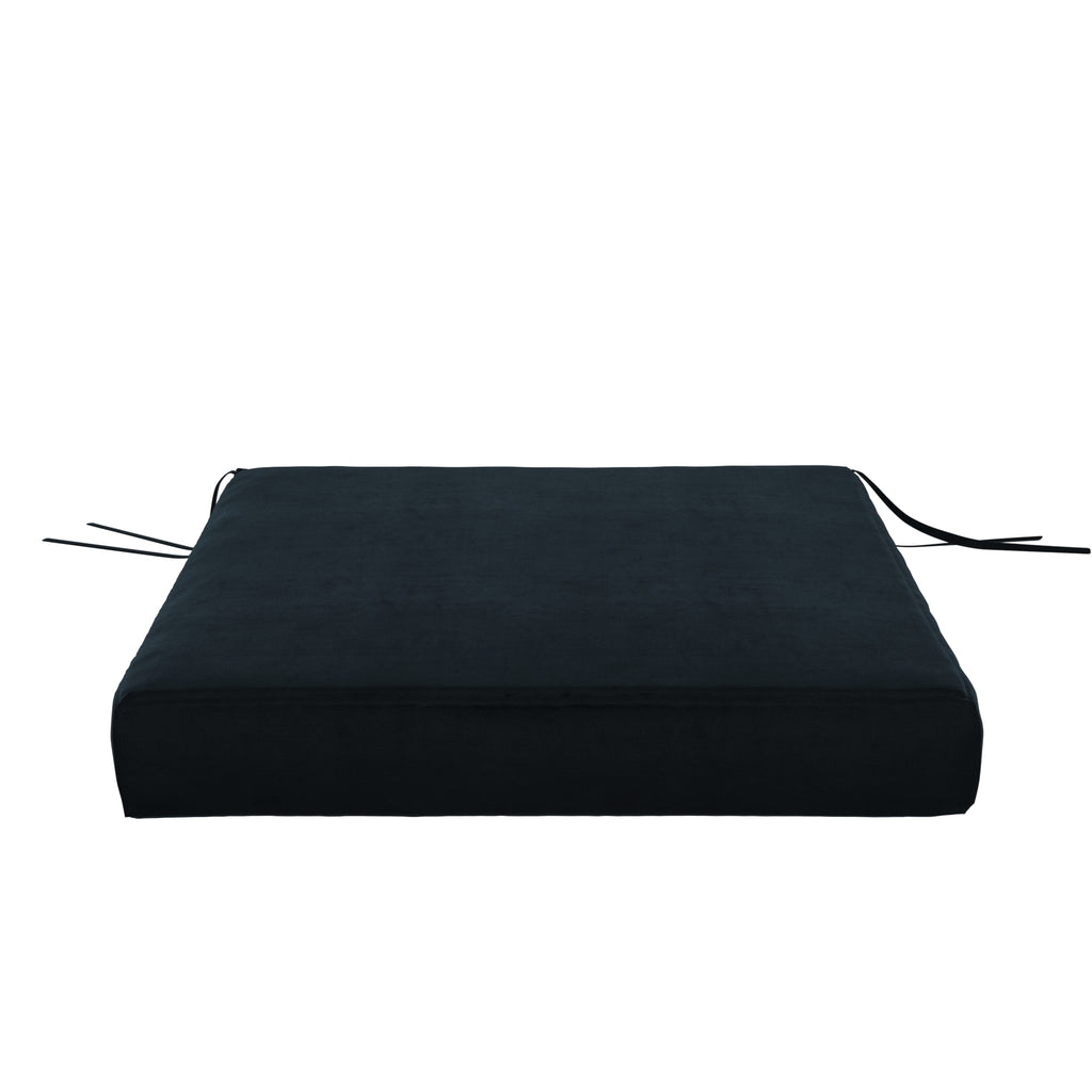 Black Velvet Seat Cushion