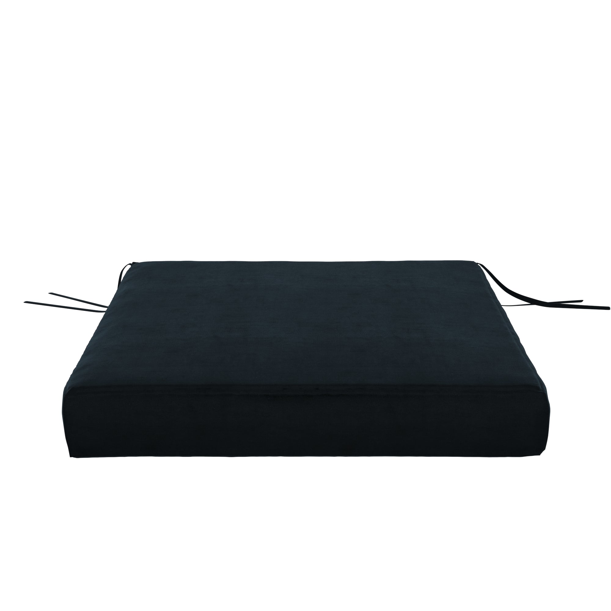 Black Velvet Seat Cushion