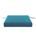 Blue Lagoon Velvet Seat Cushion