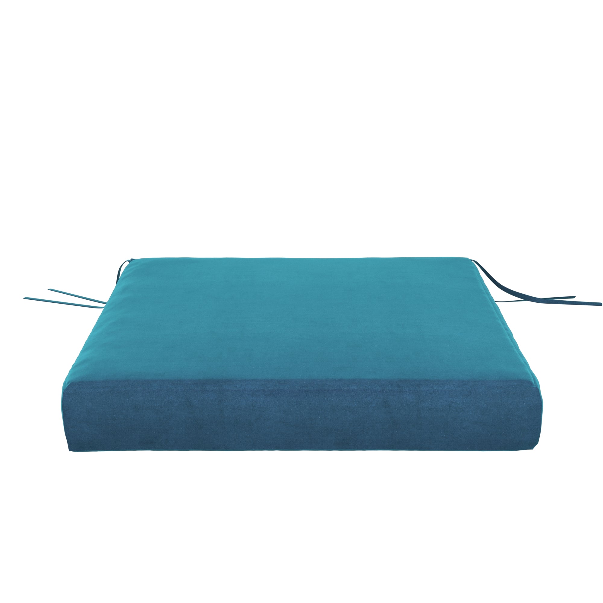 Blue Lagoon Velvet Seat Cushion