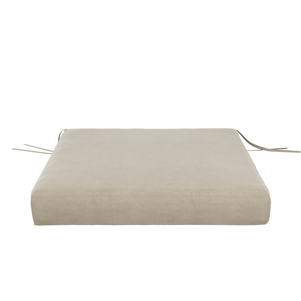 Driftwood Velvet Seat Cushion