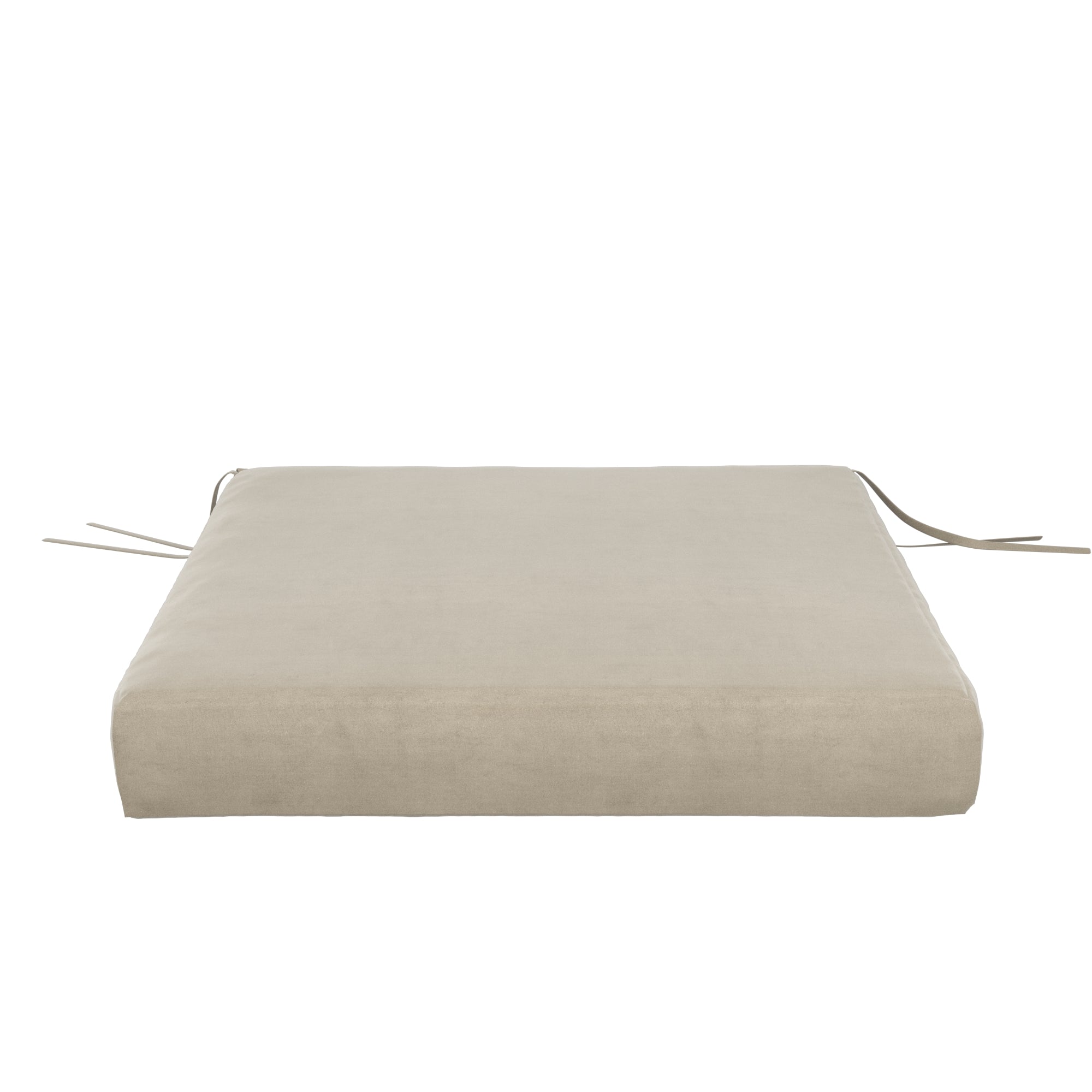 Driftwood Velvet Seat Cushion